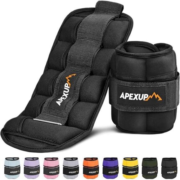 APEXUP 10lbs/Pair Adjustable Ankle Weights for Women and Men, Modularized Leg - Picture 7 of 7